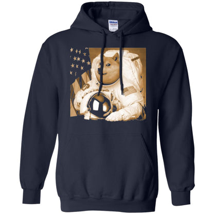 Astronomy T-shirt Dogecoin Moon Astronaut Crypto Navy