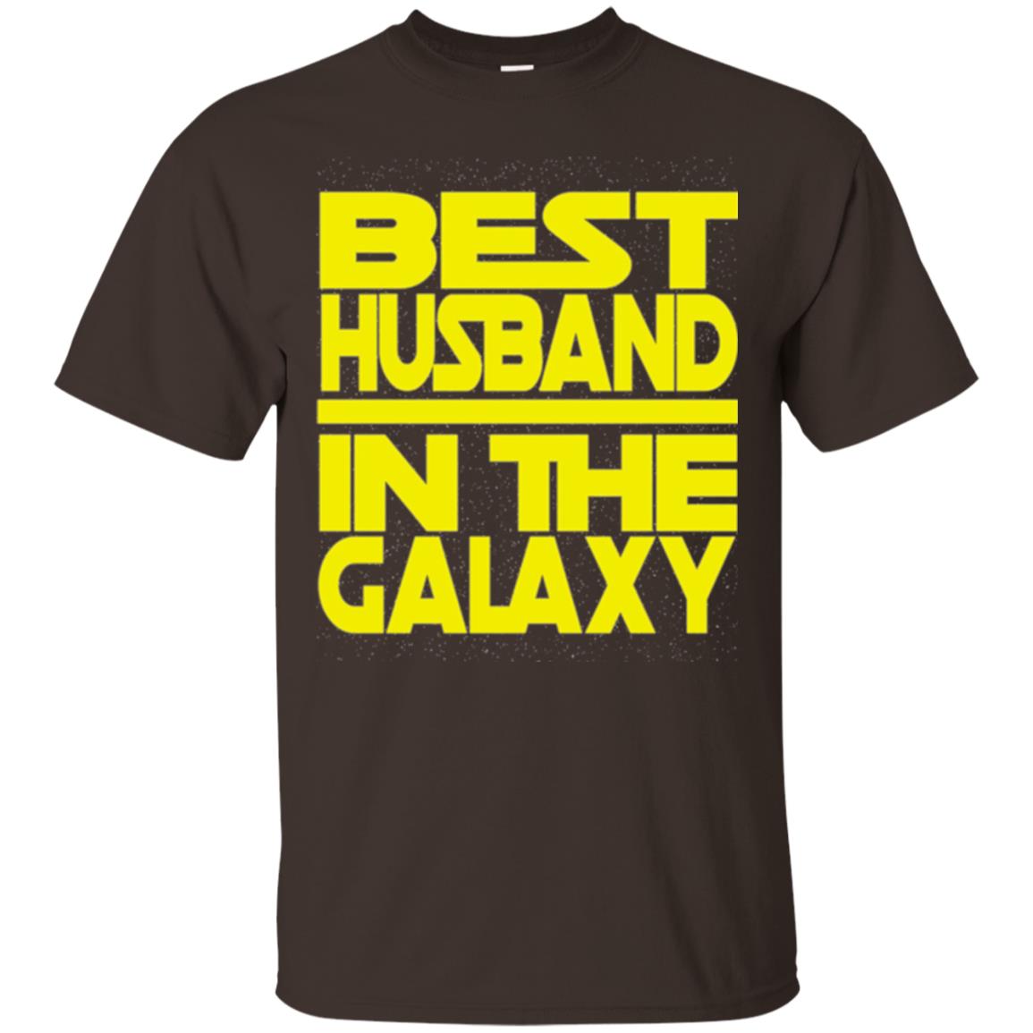 Best Husband In The Galaxy T-shirt Dark Chocolate