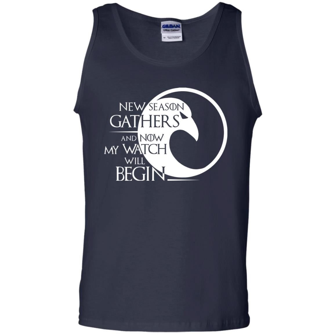 New Season Gathers And Now My Watch Will Begin Game Of Thrones Fan T-shirt Navy