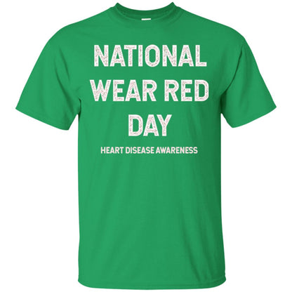 Heart Disease Awareness T-shirt National Wear Red Day Irish Green