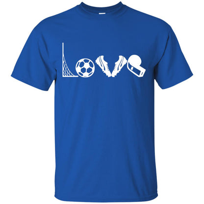 I Love Soccer Funny Soccer Lover T-shirt Royal