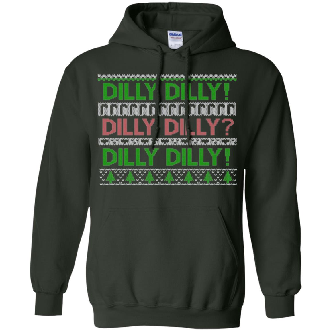 Christmas T-shirt Dilly Dilly Forest Green