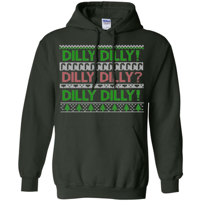 Christmas T-shirt Dilly Dilly Forest Green