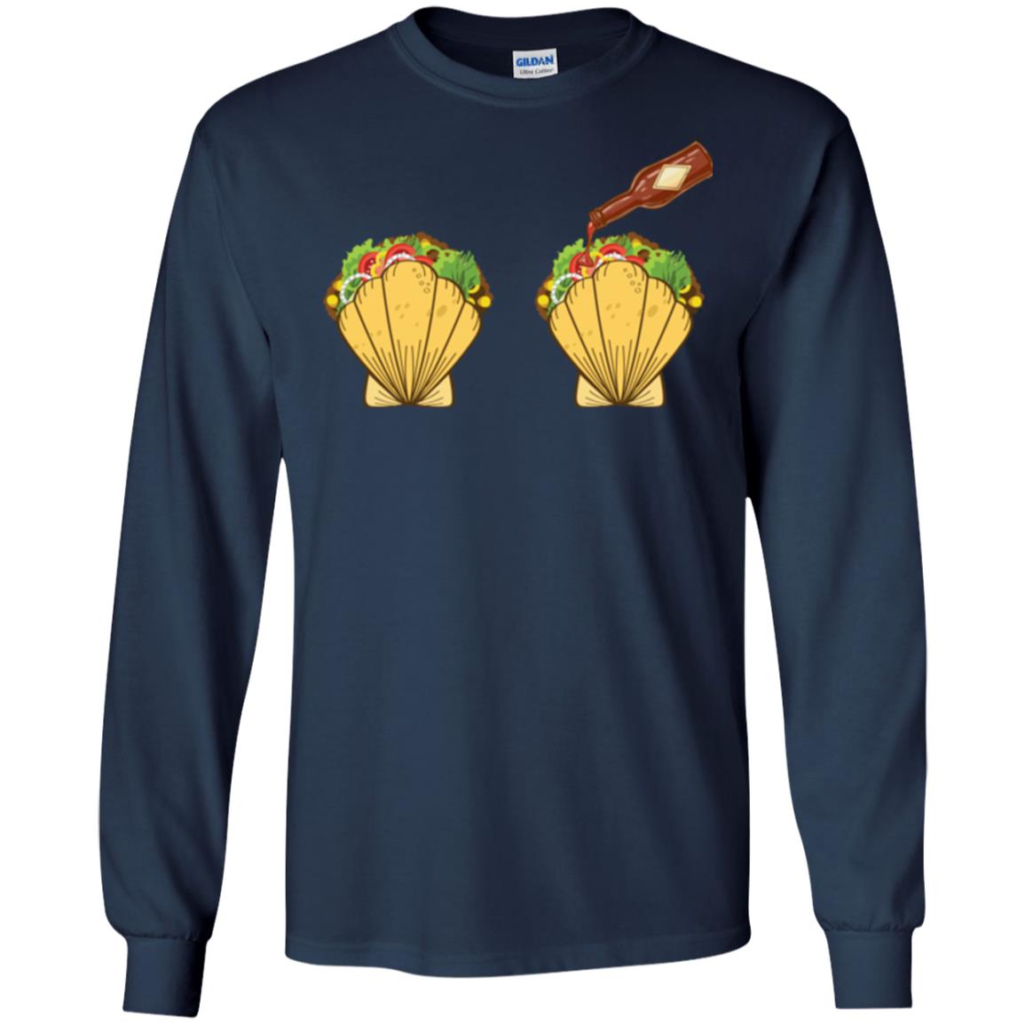 Mermaid Shell T-shirt Taco Bra And Spicy Chili Sauce Navy