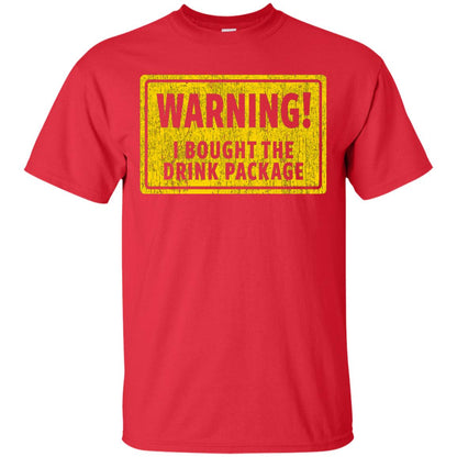 Funny Cruise Ship T-shirt Caribbean Vacation Partiers Red