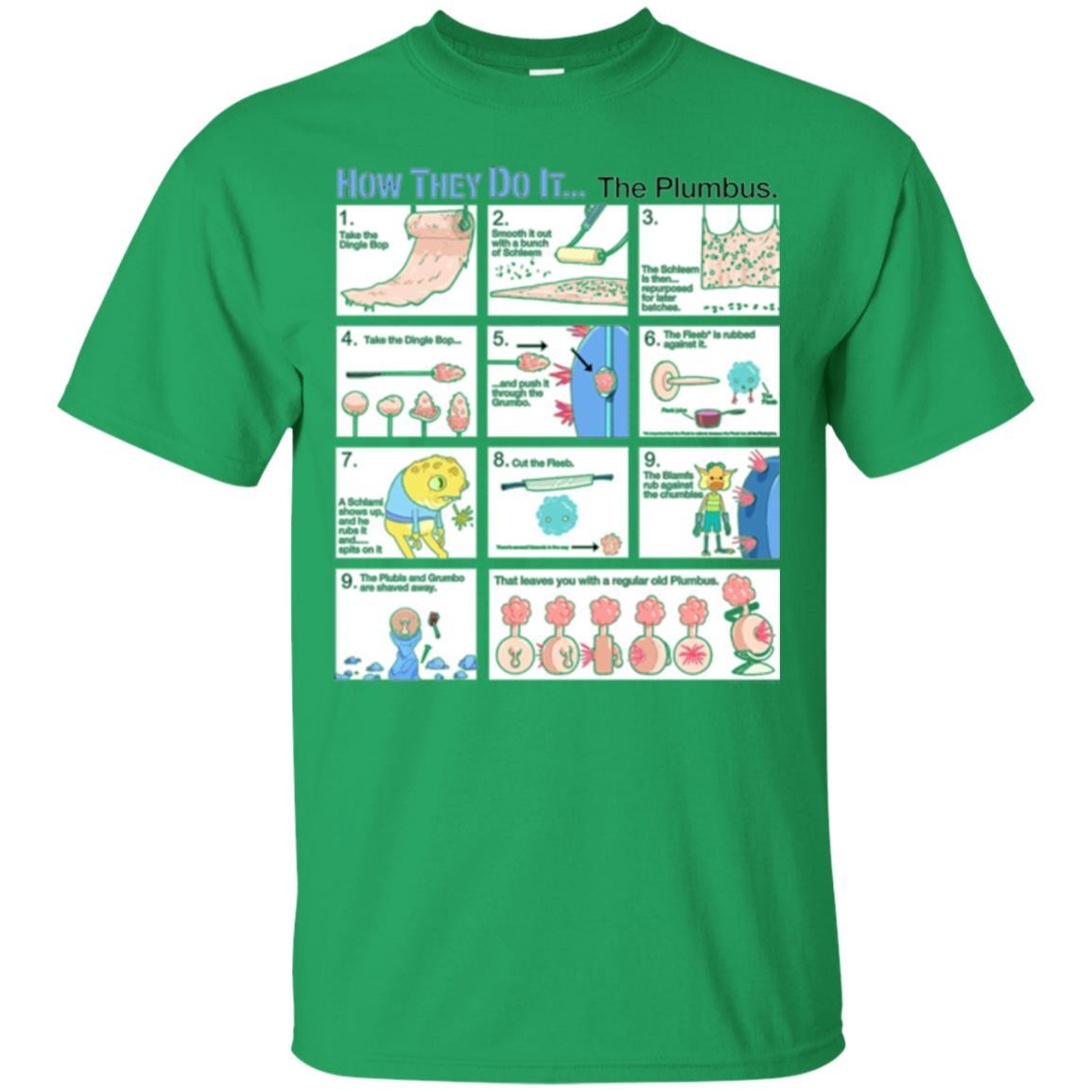 Film T-shirt How They Do Itthe Plumbus Irish Green