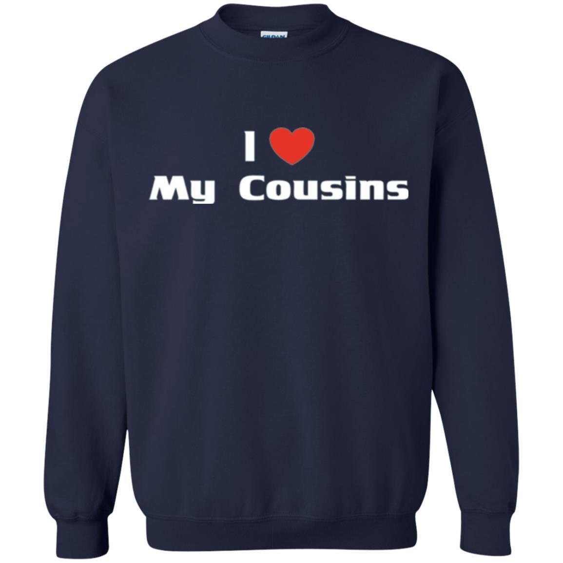 Family T-shirt I Love My Cousins Navy