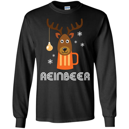 Christmas T-shirt Reinbeer Black