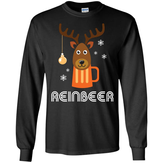 Christmas T-shirt Reinbeer Black