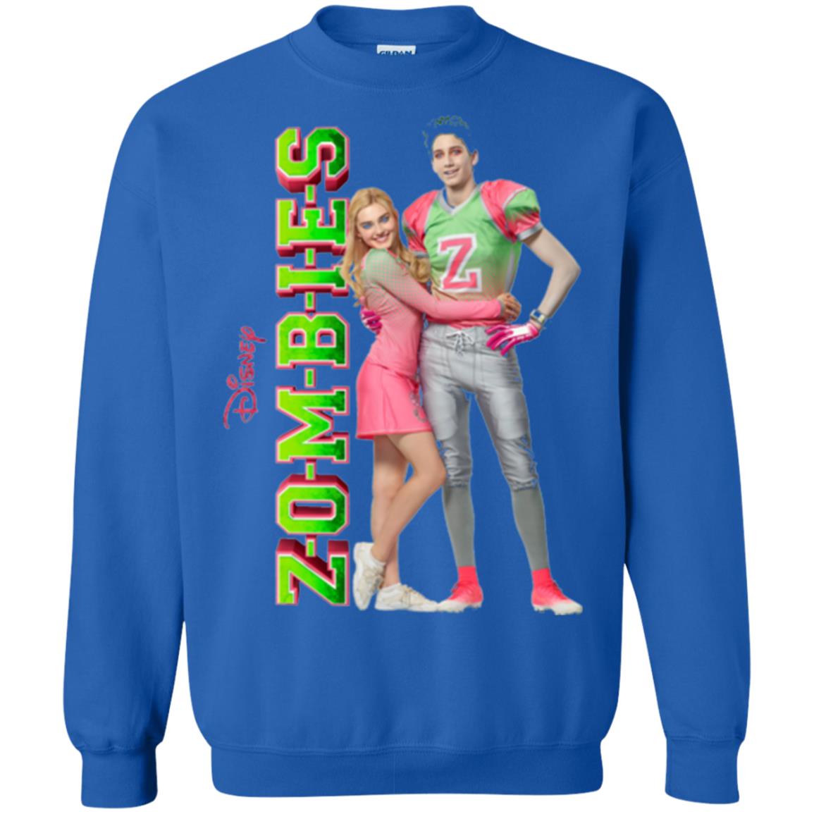 Zombies Cheer Football Lover T-shirt Royal