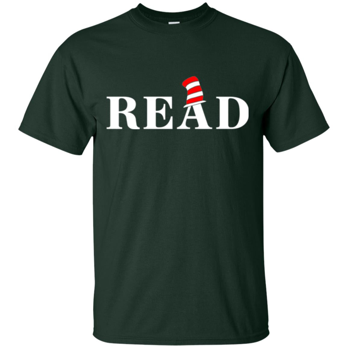 Read Book Lover National Wear Red Day T-shirt Forest