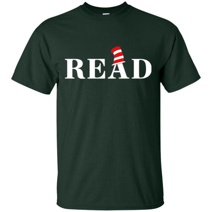 Read Book Lover National Wear Red Day T-shirt Forest