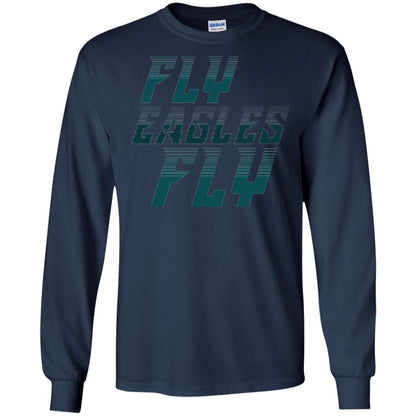 Football Lover T-shirt Fly Eagles Fly Navy