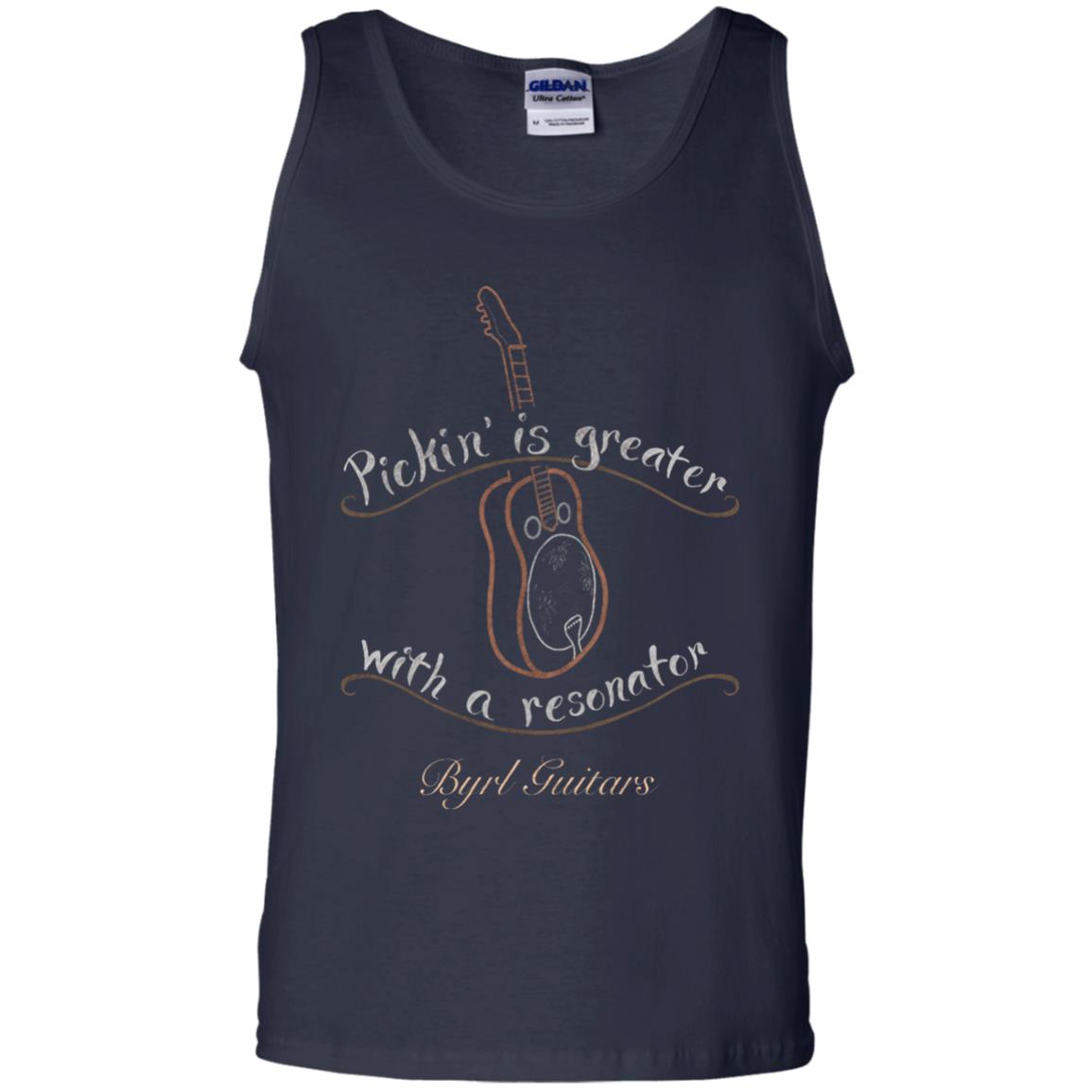 Funny Guitar Shirt Picking Is Greater With A Reasonator Navy