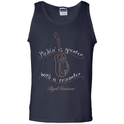 Funny Guitar Shirt Picking Is Greater With A Reasonator Navy