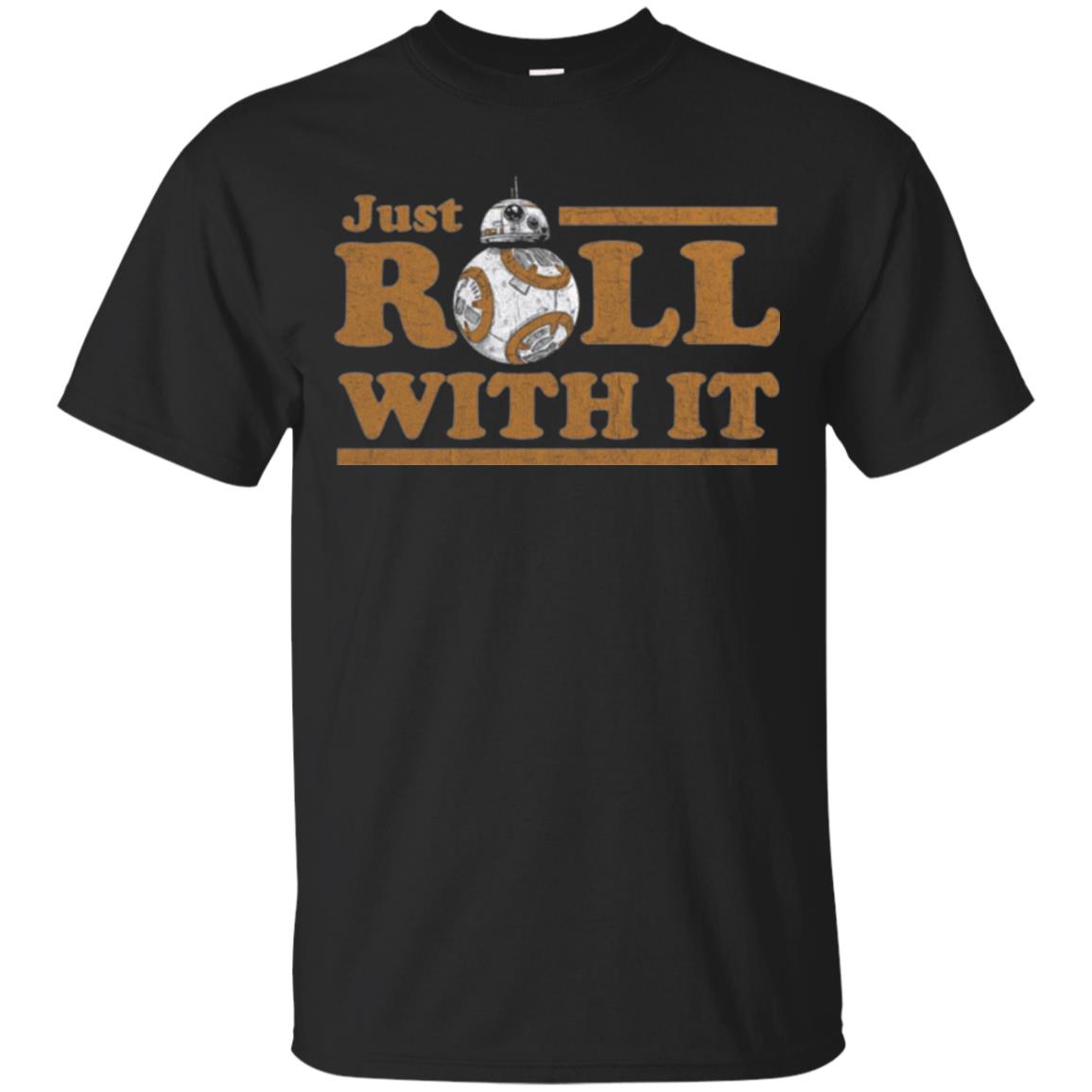 Movie T-shirt Just Roll With You Black