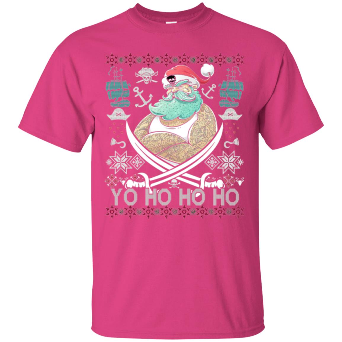 Christmas T-shirt Santa Pirate Heliconia
