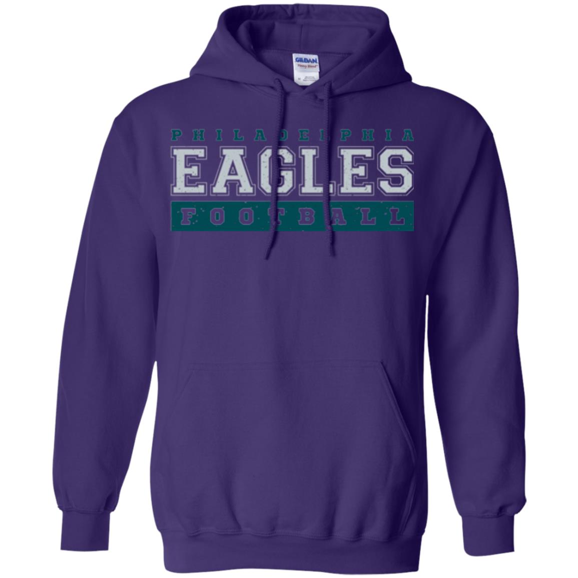 Football Lover T-shirt Philadelphia Football Fly Eagles Fly Collegiate Purple