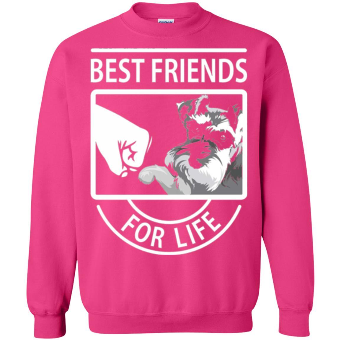 Schnauzer Lover T-shirt Best Friends For Life Heliconia