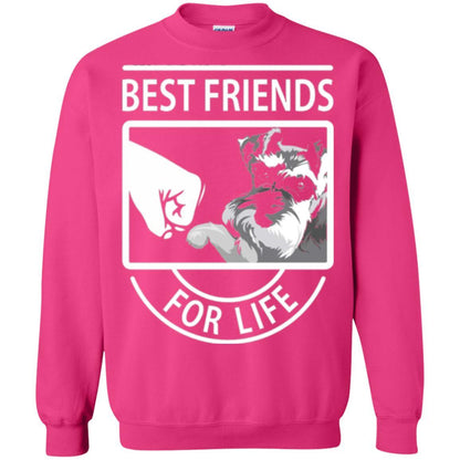 Schnauzer Lover T-shirt Best Friends For Life Heliconia