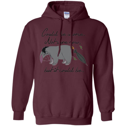 Cartoon T-shirt Could Be Worse Not Sure How But It Could Be Maroon