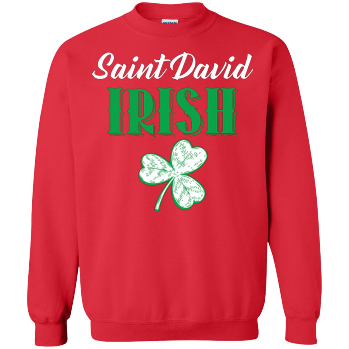 Saint Patrick's Day T-shirt Saint David Irish Red