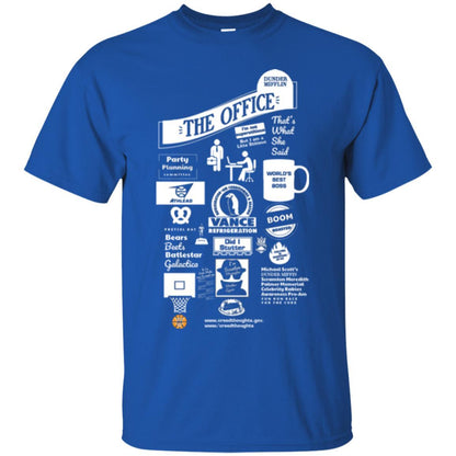 The Mashup Ofice T-shirt Royal