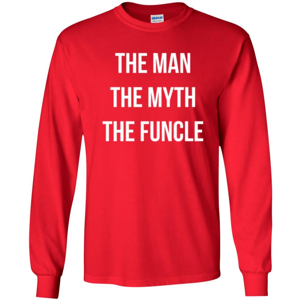 Uncle T-shirt The Man The Myth The Funcle Red