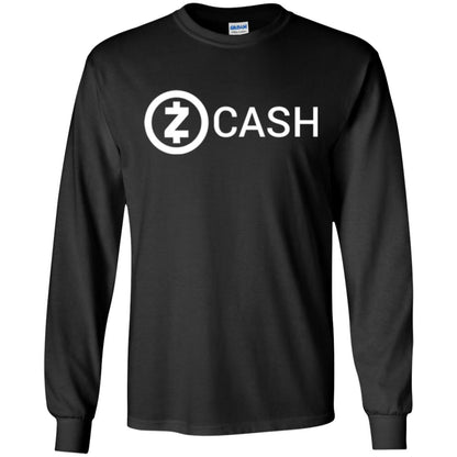 Cryptocurrency Zec Logo T-shirt Zcash Black