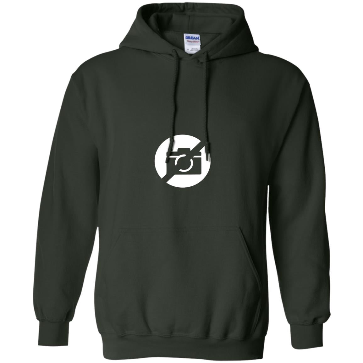 Just No Pictures Image T-shirt Forest Green