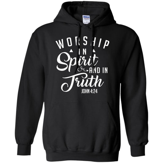 Christian T-shirt Worship In Spirit And In Truth Black