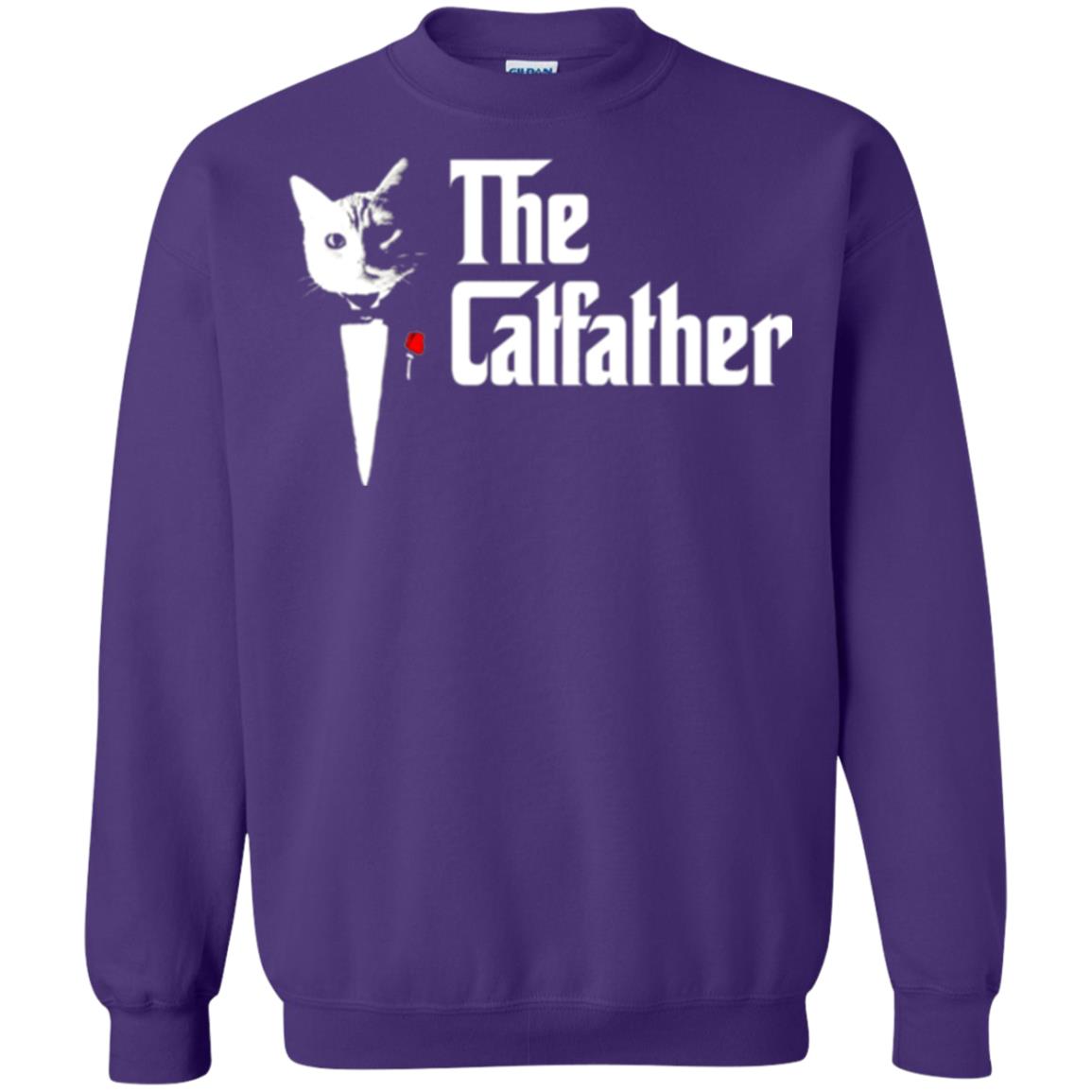 Daddy T-shirt The Catfather Purple