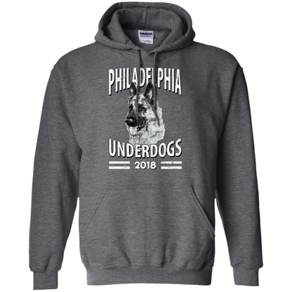 Dog Lover T-shirt Philadelphia Underdogs 2018 T-shirt Dark Heather