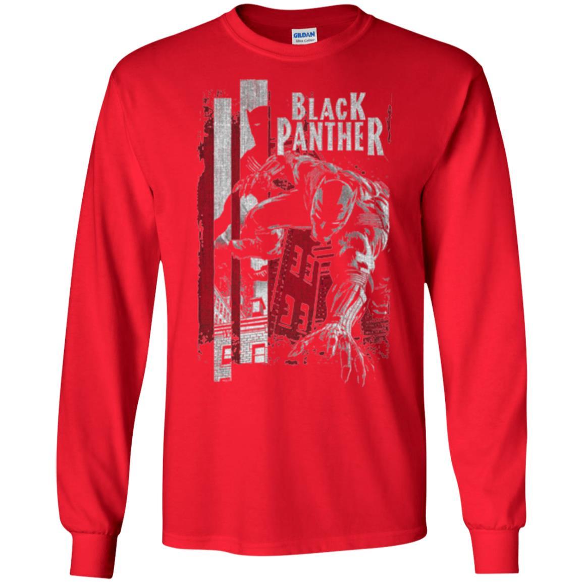 Film T-shirt Panther Lurk Graphic T-shirt Red