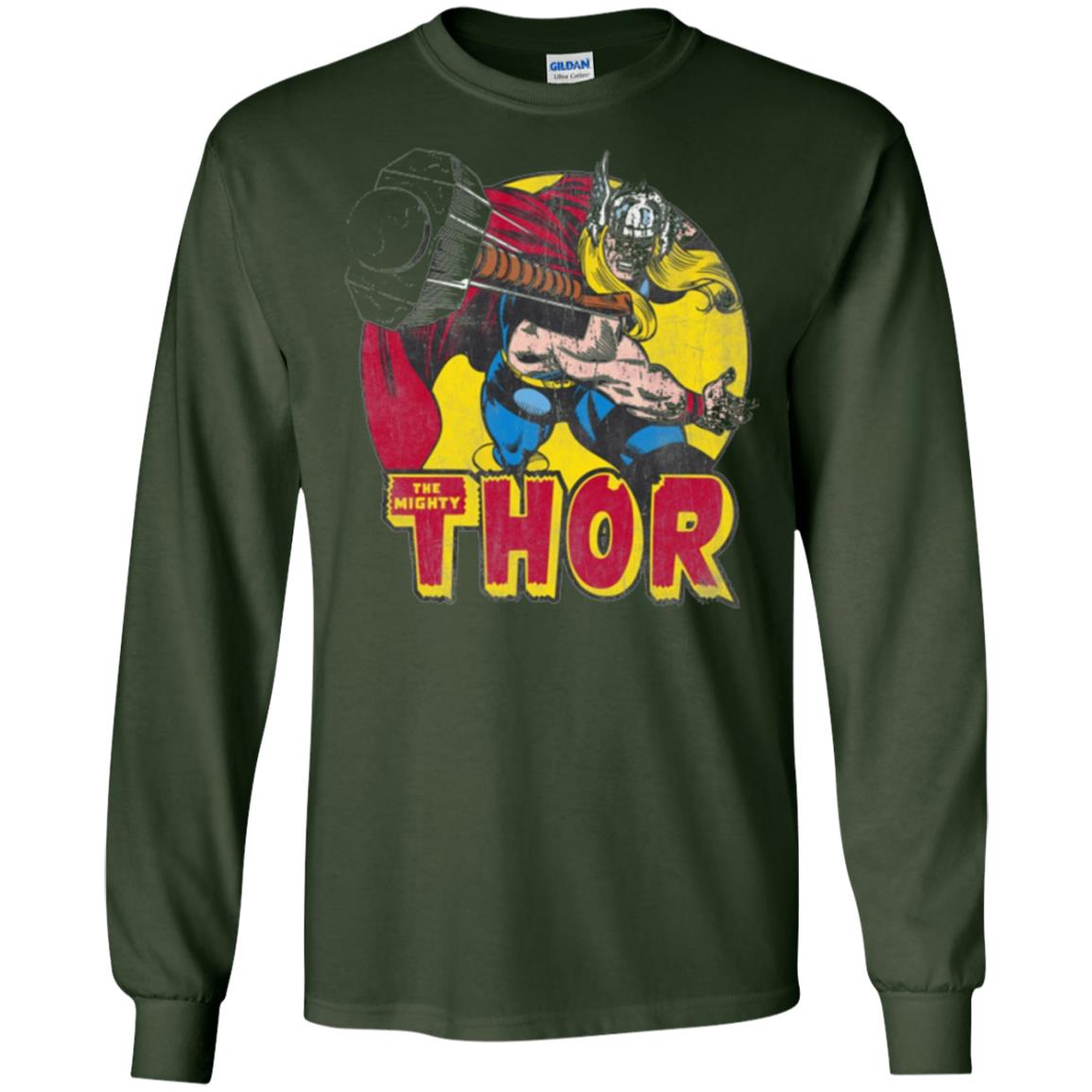 Comic Marvel T-shirt The Mighty Thor Forest Green