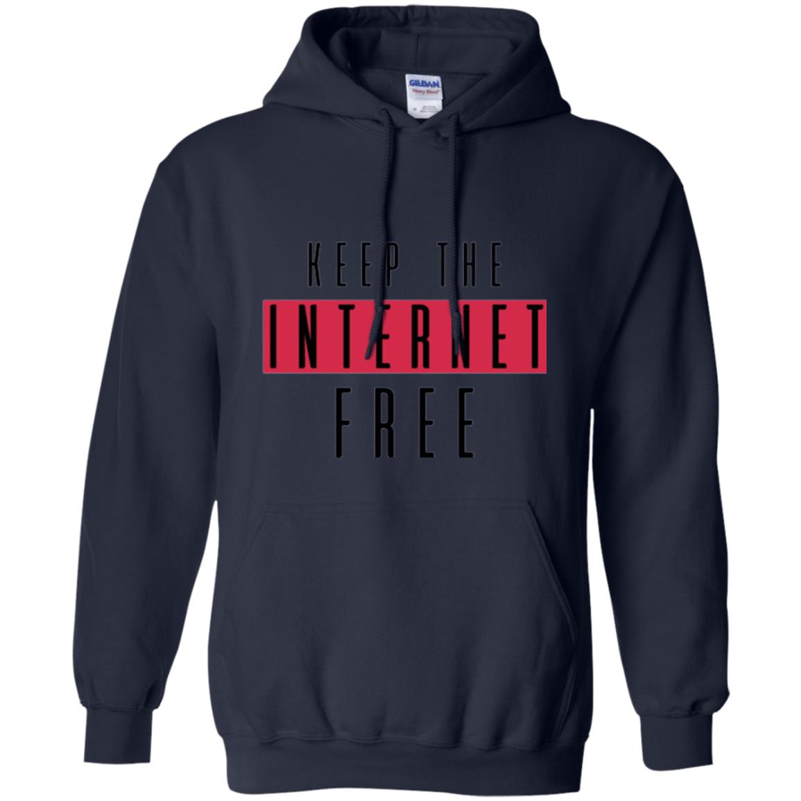 Keep The Internet Free T-shirt Navy