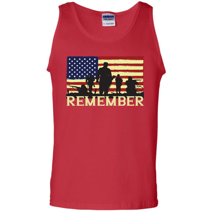 Military Of United States Memorial Day Shirt Red