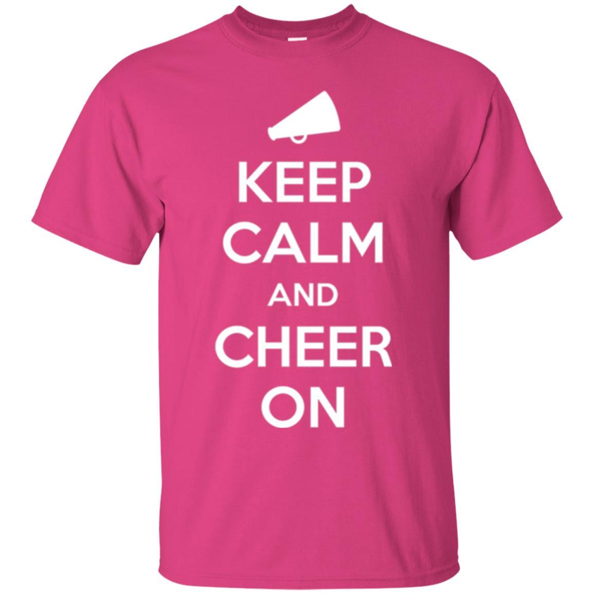 Cheerleader T-shirt Keep Calm And Cheer On Heliconia