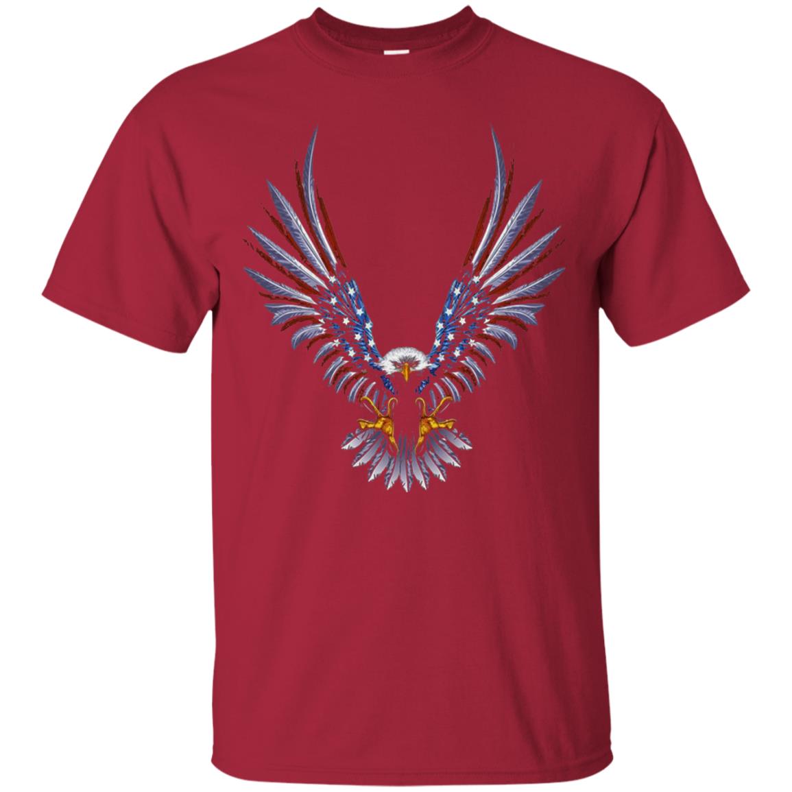 Patriotic T-shirt Eagle American Cardinal