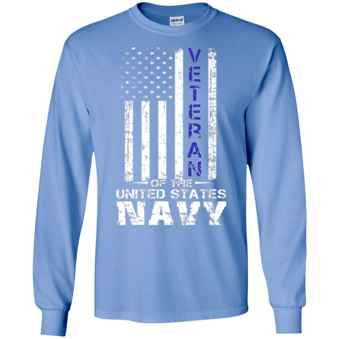 Us Navy Veteran T-shirt Carolina Blue
