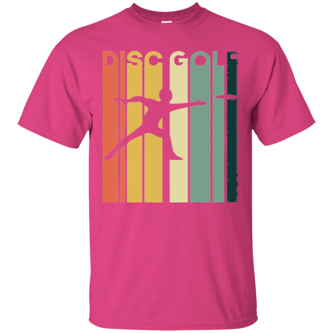 Disc Golf Retro Vintage T-shirt Heliconia