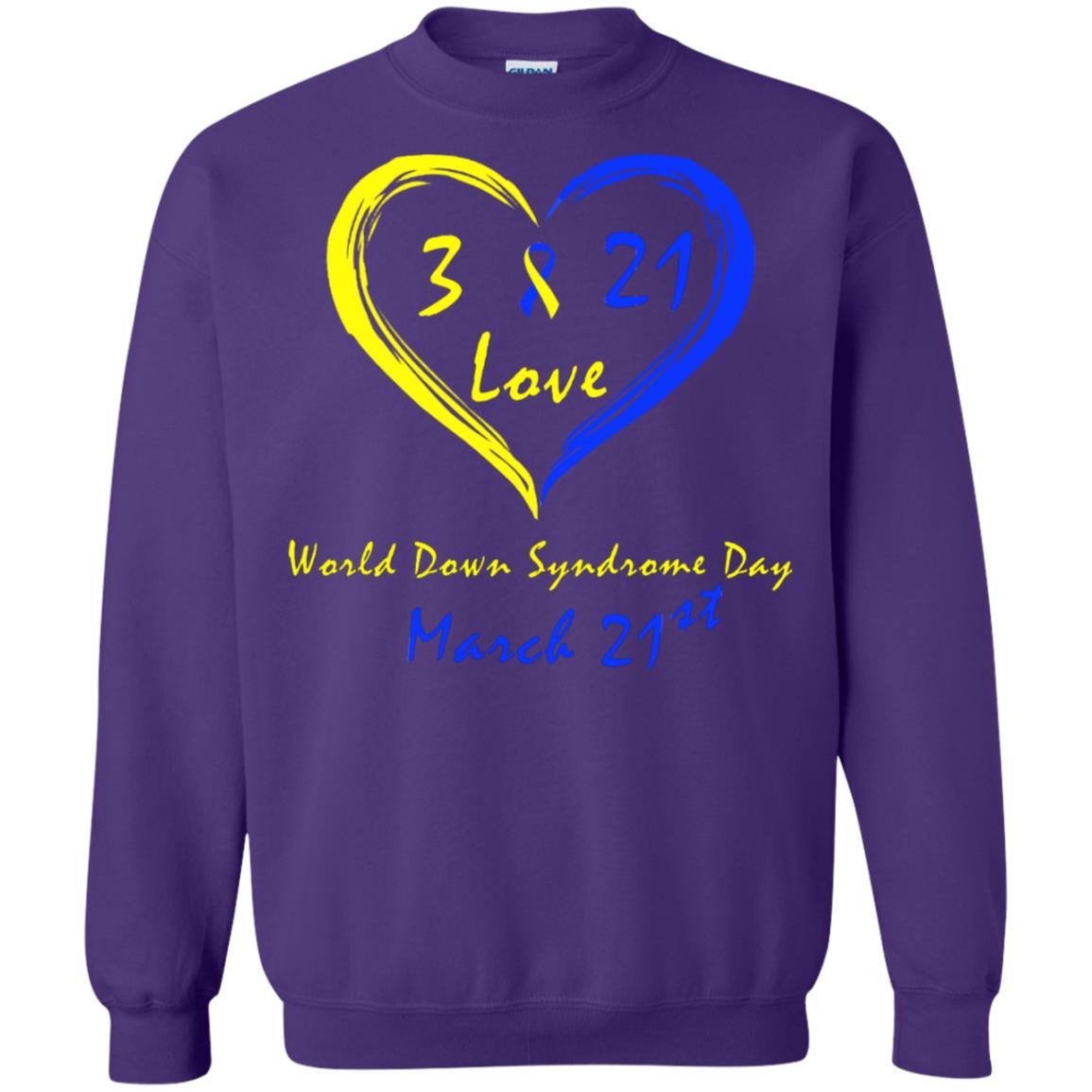 World Down Syndrome Day 21st March Shirt Purple