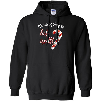 Christmas T-shirt It's Not Going To Lick Itself Black