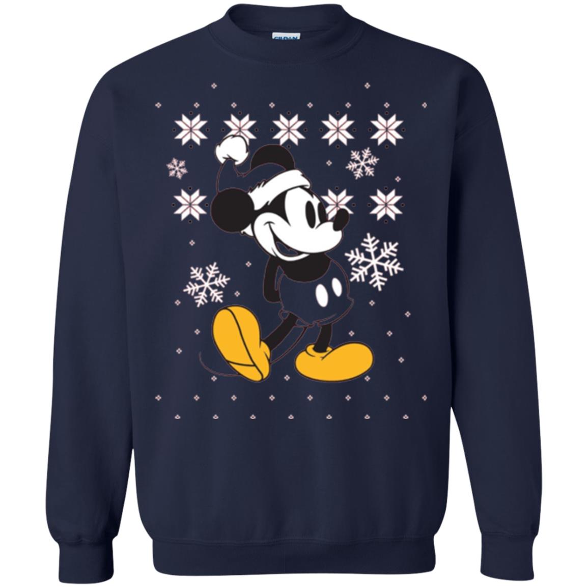 Christmas T-shirt Disney Mickey Mouse Navy