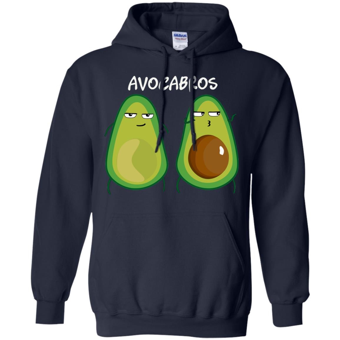 Funny Avocado T-shirt For Bros And Vegans Navy