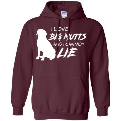 Dog Lover T-shirt I Love Big Mutts And I Cannot Lie Maroon