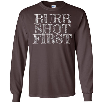 Alexander Hamilton Fan T-shirts Burr Shot First Dark Chocolate
