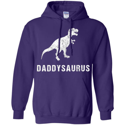 Dad T-shirt Daddysaurus Purple