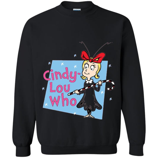 Dr. Seuss Cindy-lou Who Book Lover T-shirt Black