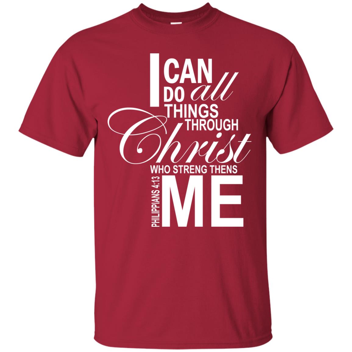 I Can Do All Things Through Christ Who Streng Thens Me Cardinal
